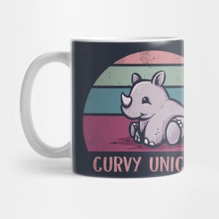 Curvy Unicorn Mug